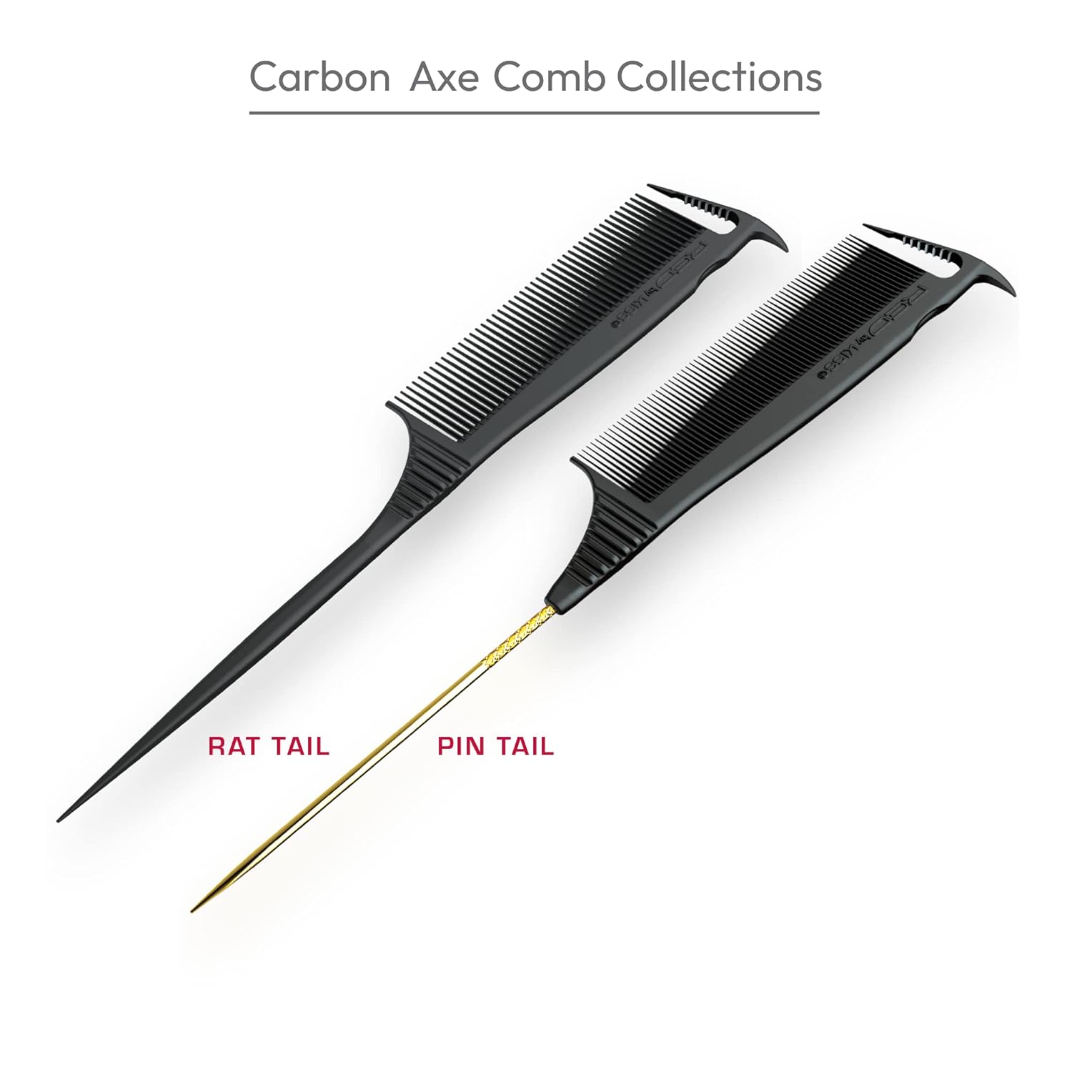 RED BY KISS RED AXE RAT TAIL COMB HM48
