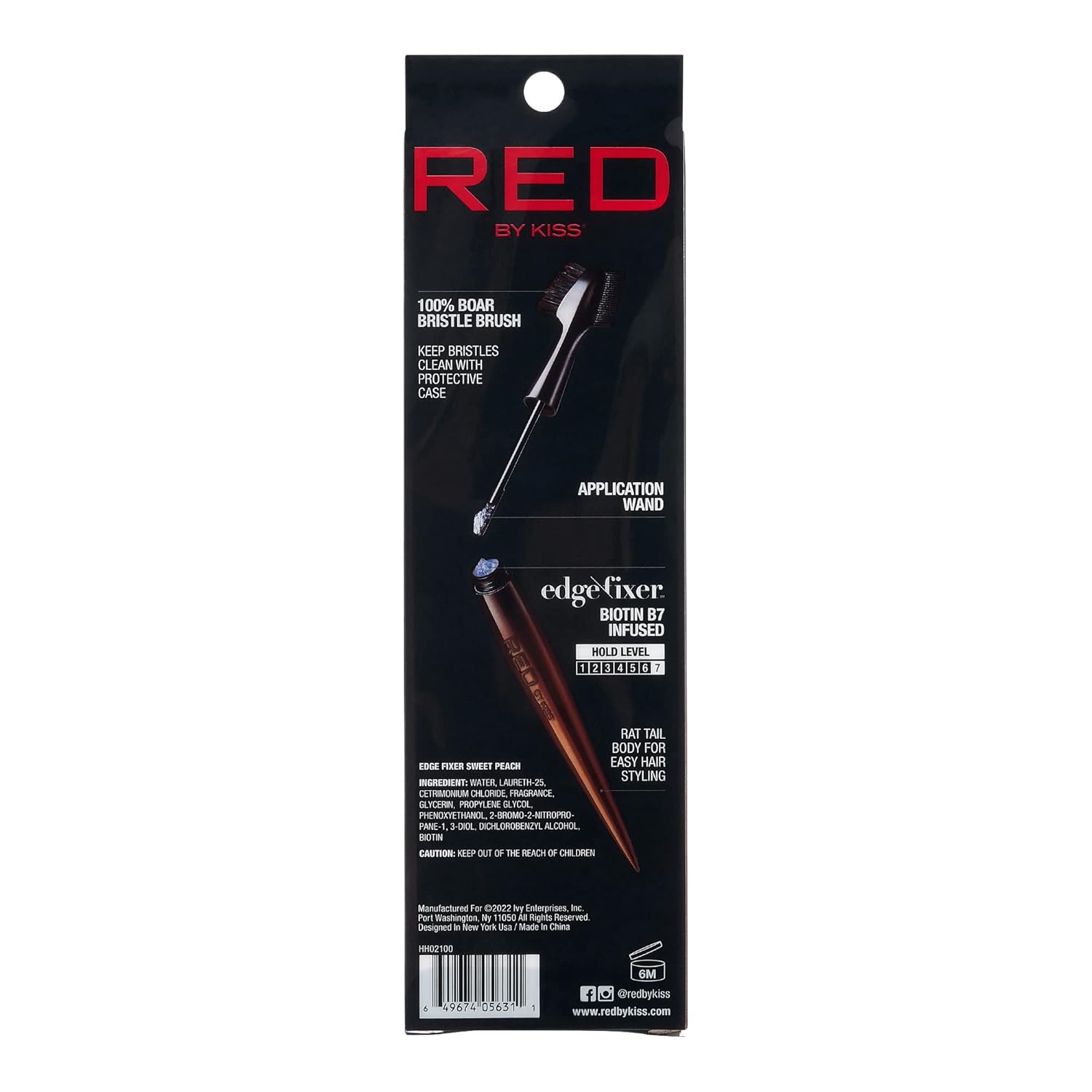 RED BY KISS EDGE\CARA EDGE BRUSH #SWEET PEACH