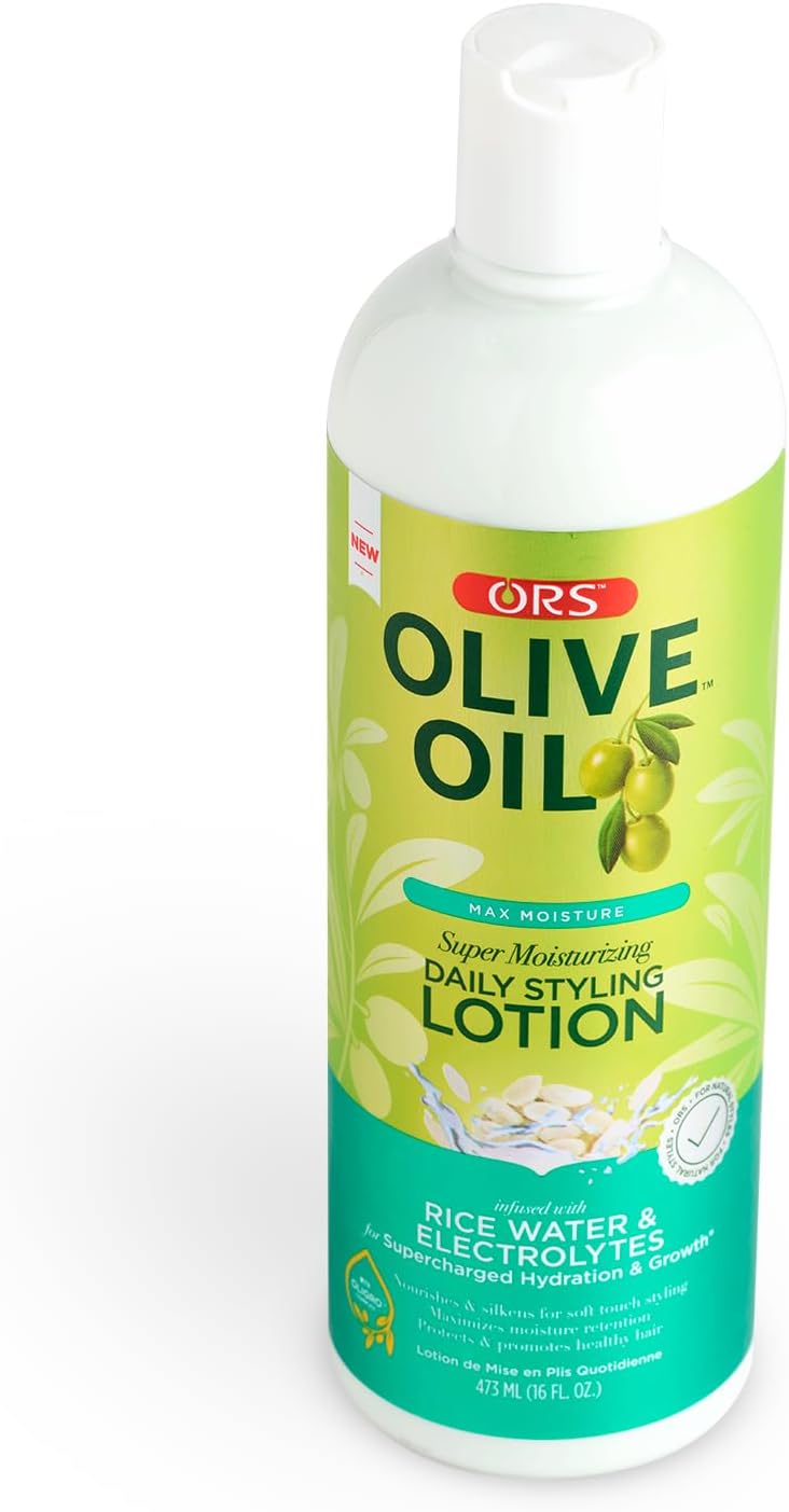 ORS OLIVE OIL RICE WATER & ELECTROLYTES DAILY STYLING LOTION 16oz