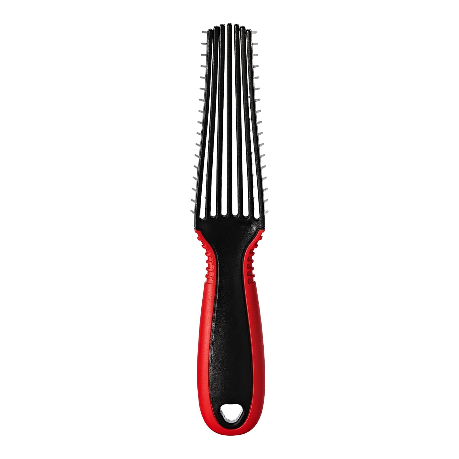 RED BY KISS GLIDE & DEFINE DETANGLE BRUSH BLACK & RED