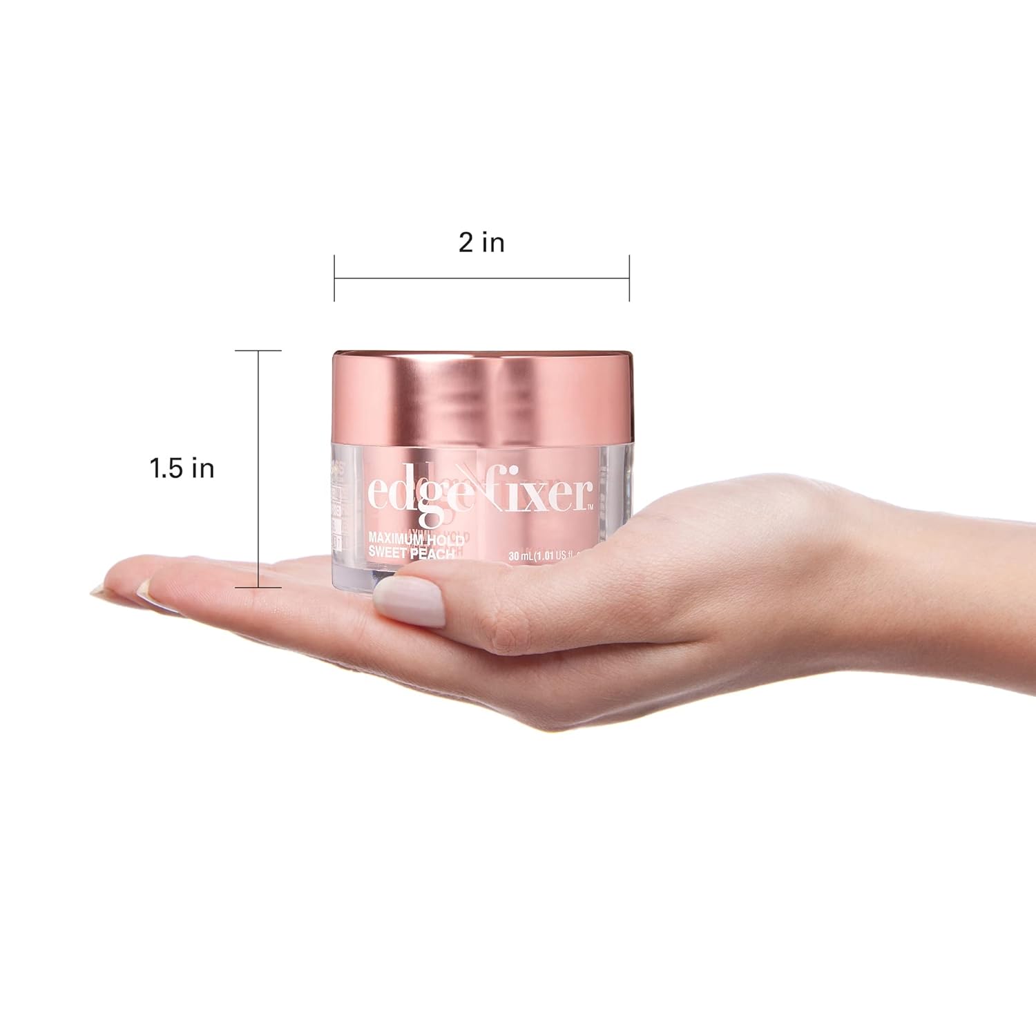 KISS RED EDGE FIXER 24HR MAX HOLD SWEET PEACH 30mL
