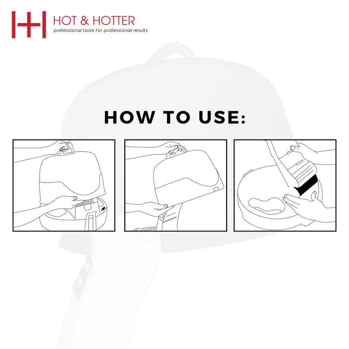 HOT & HOTTER HOOD HAIR DRYER