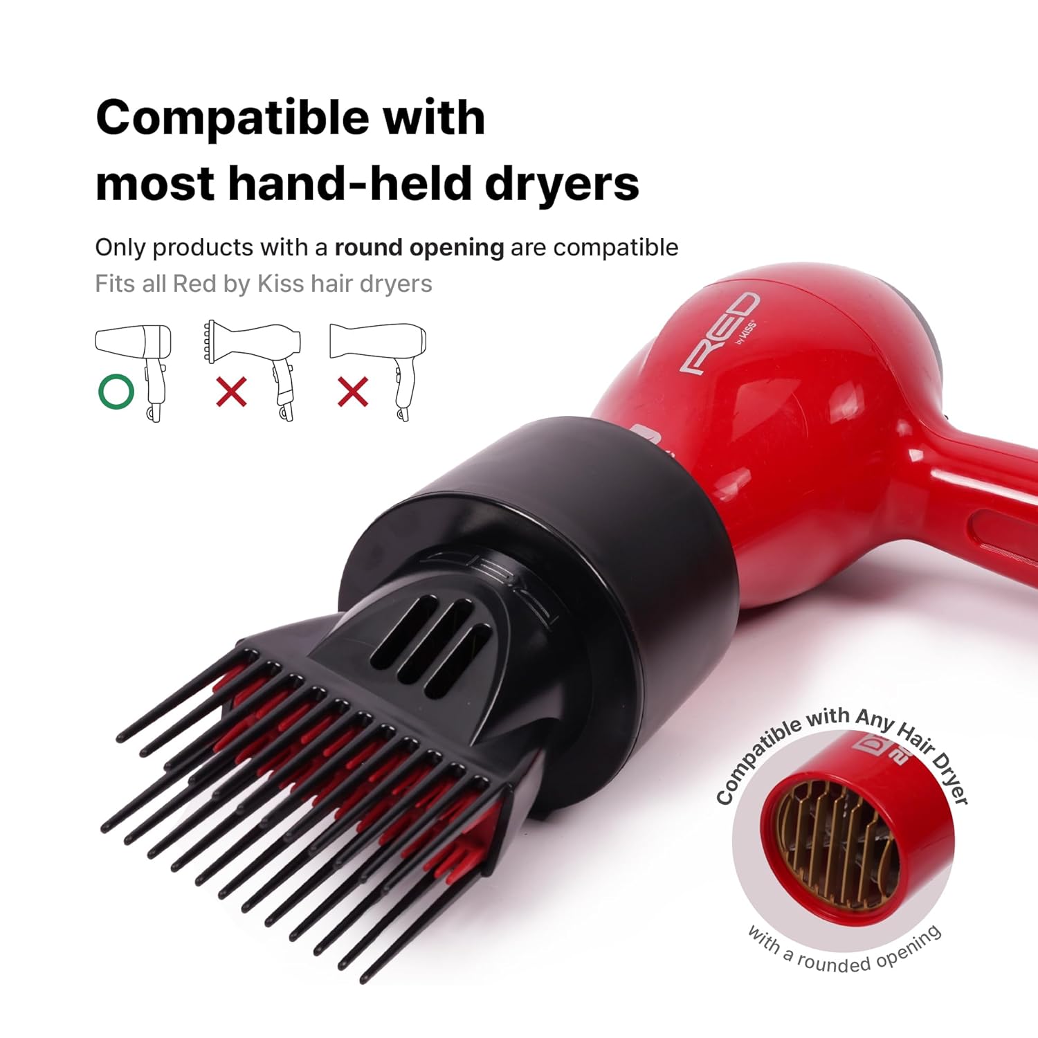 RED BY KISS UNIVERSAL BRUSH PICK