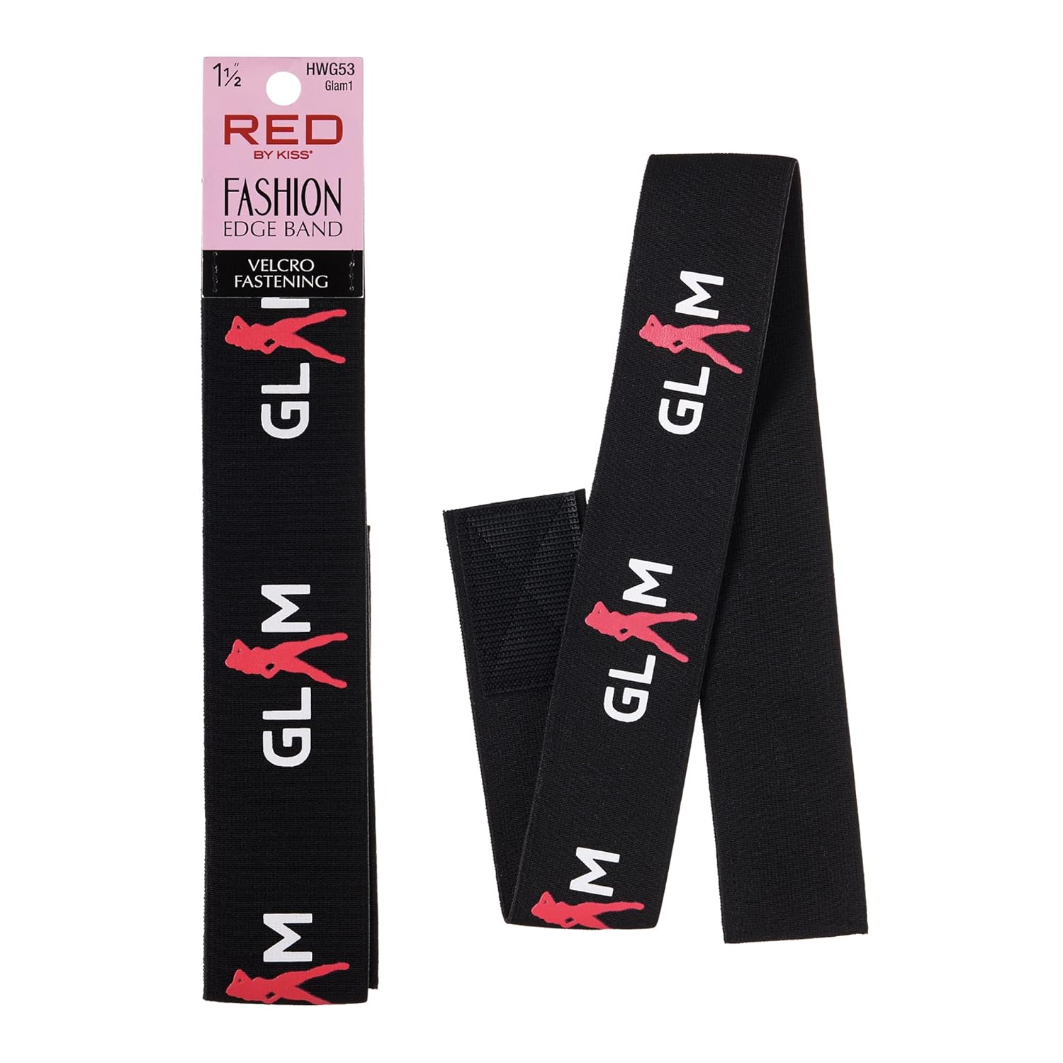 RED KISS FASHION EDGE BAND 1 ½"