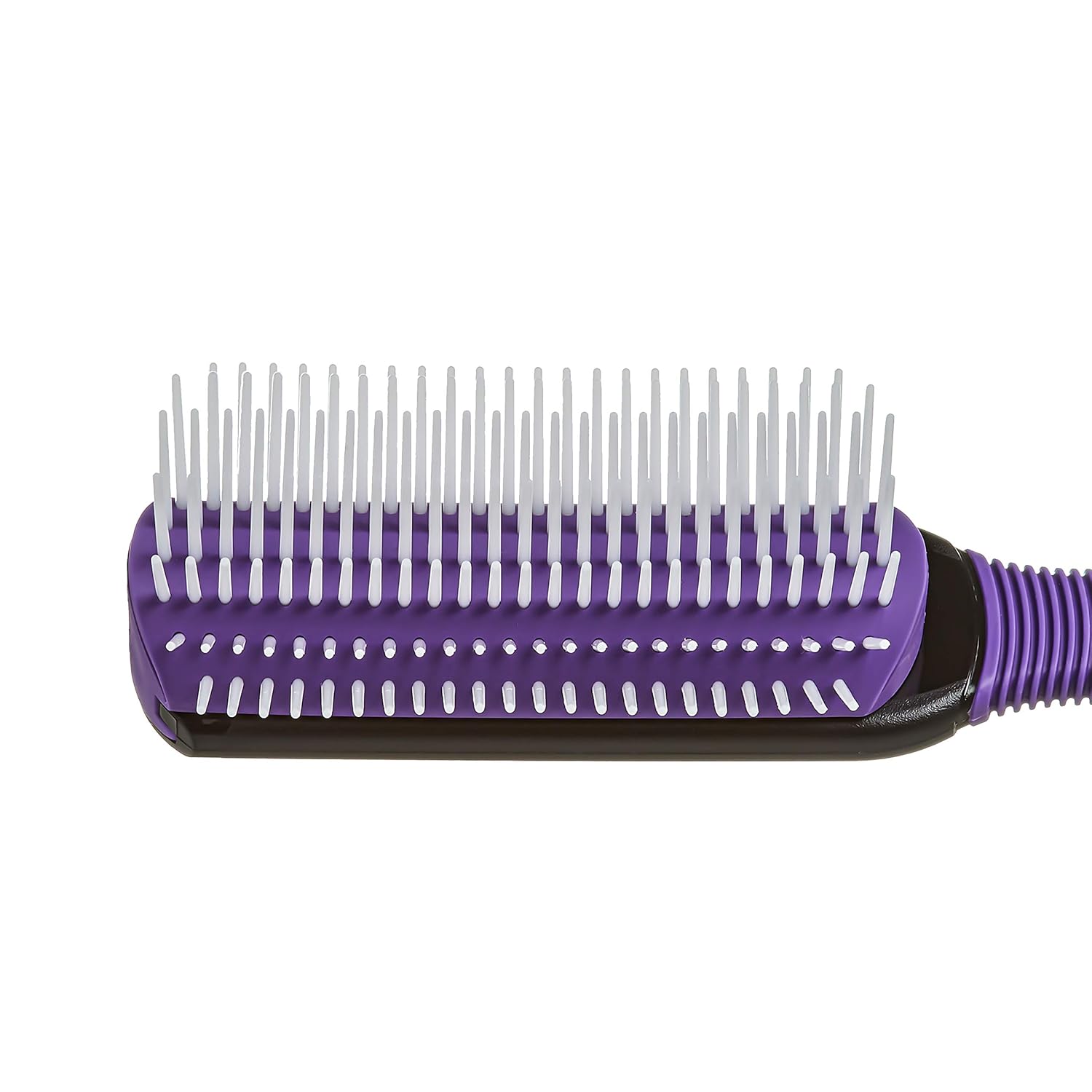 RED BY KISS 7 ROW DETANGLING BRUSH PURPLE