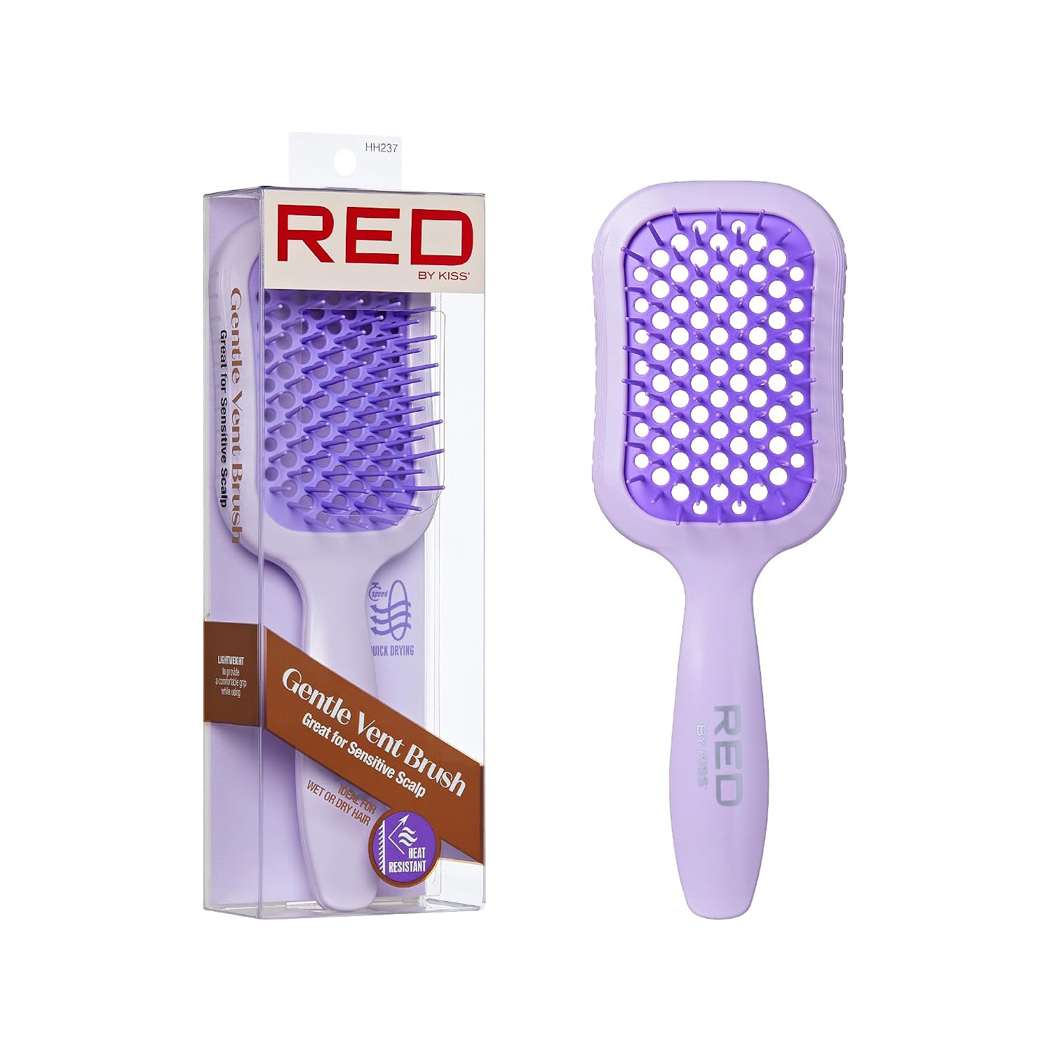 RED BY KISS SOFT VENT BRUSH #HH236