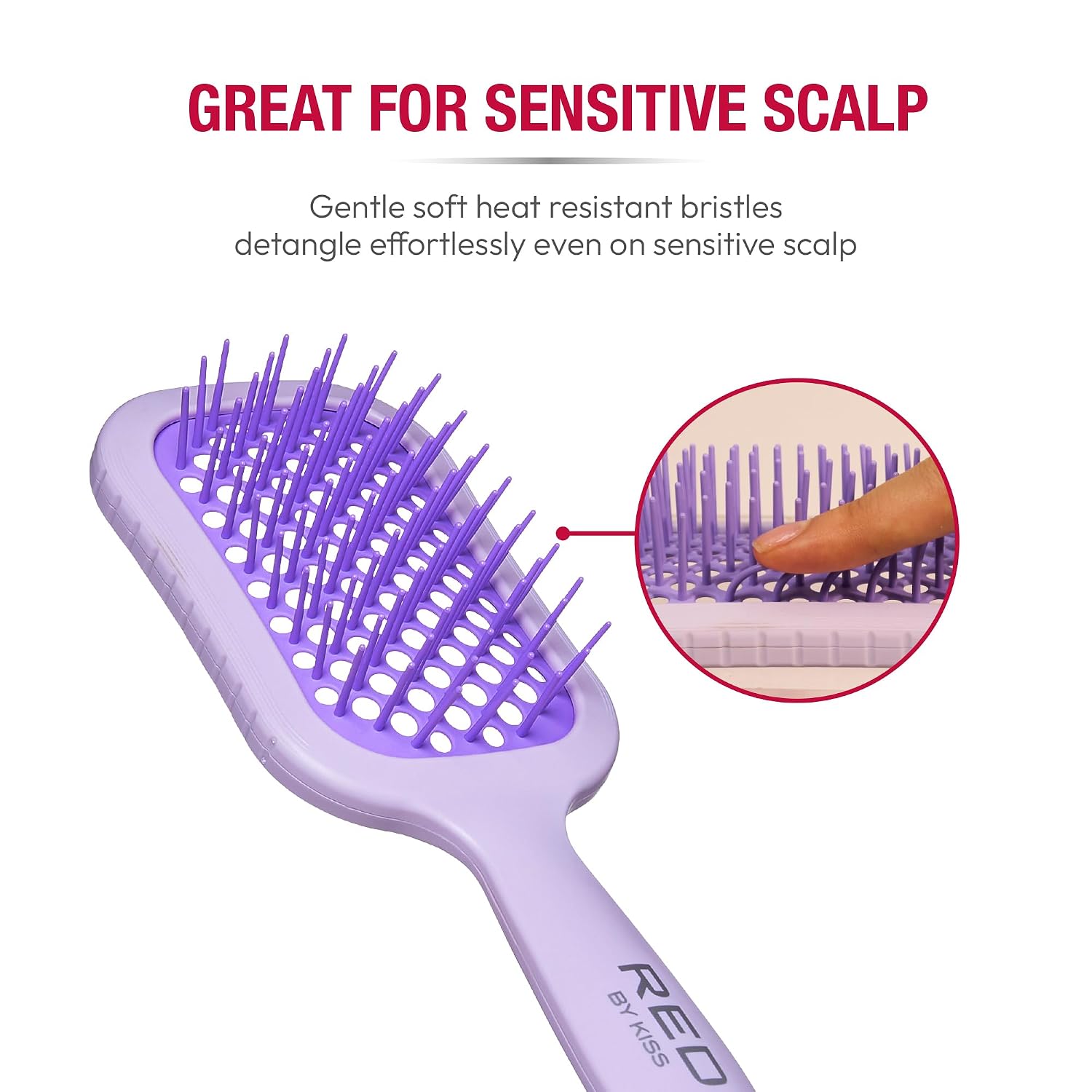 RED BY KISS SOFT VENT BRUSH #HH236