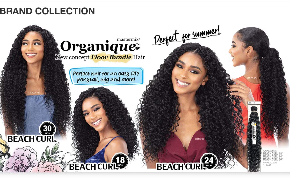 SHAKE-N-GO ORGANIQUE BUNDLE BEACH CURL 30"  #2
