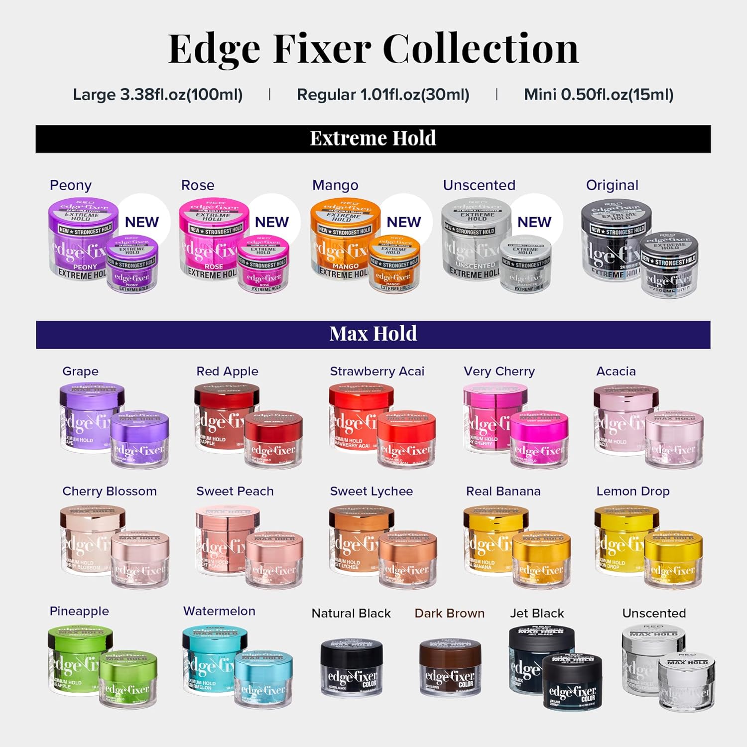 RED BY KISS EDGE FIXER 30 ML Strawberry