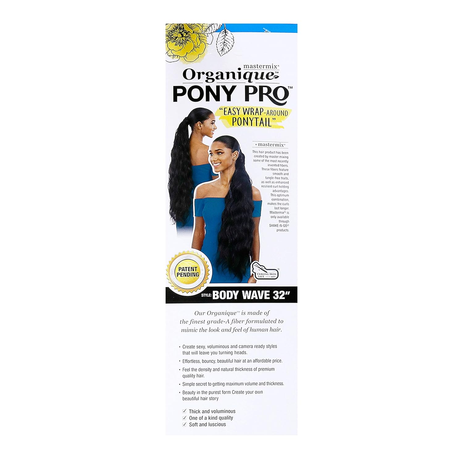 SHAKE-N-GO ORGANIQUE PONY PRO BODY WAVE 32" #P4\27\30