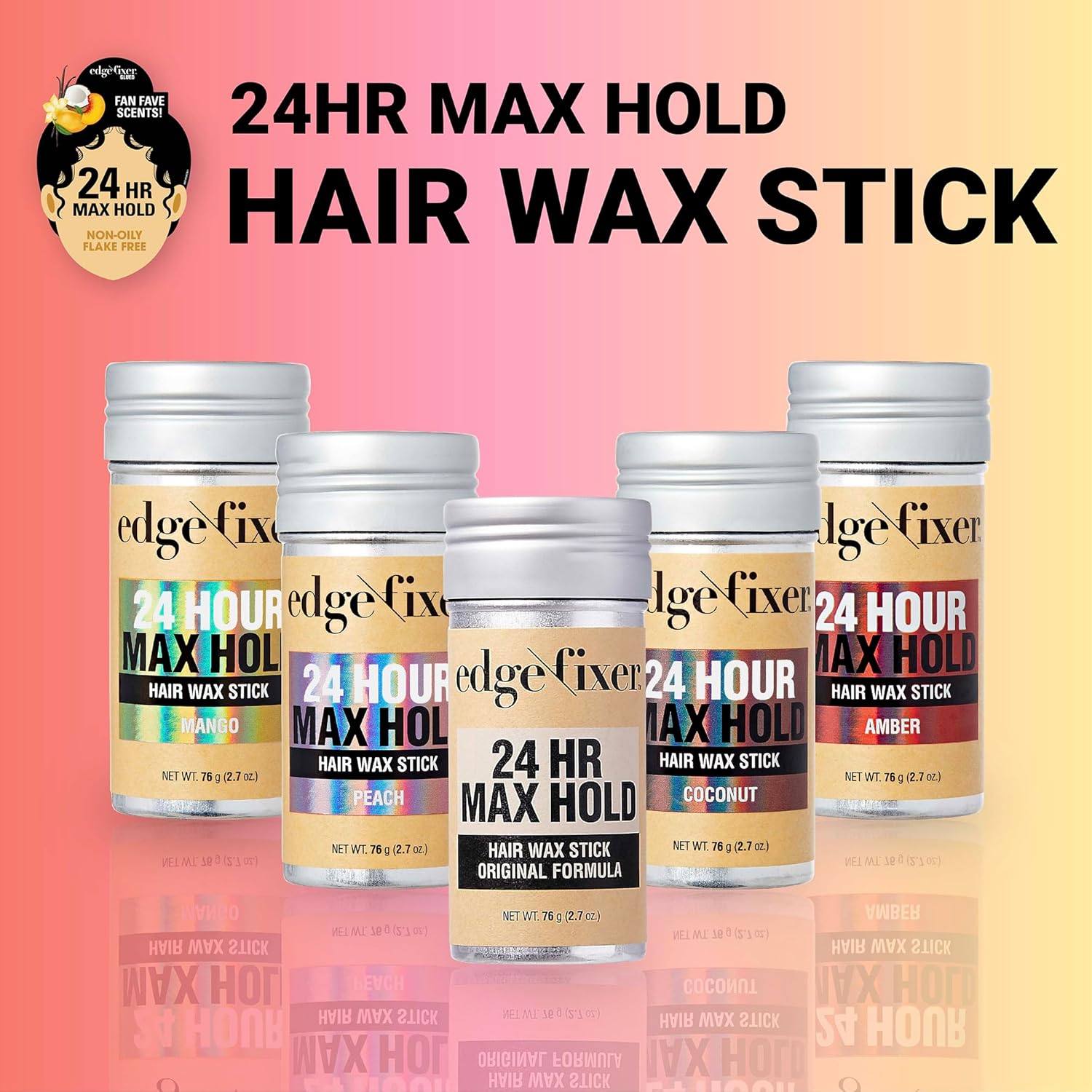 RED BY KISS EDGE/FIXER HAIR WAX STICK 2.7 oz