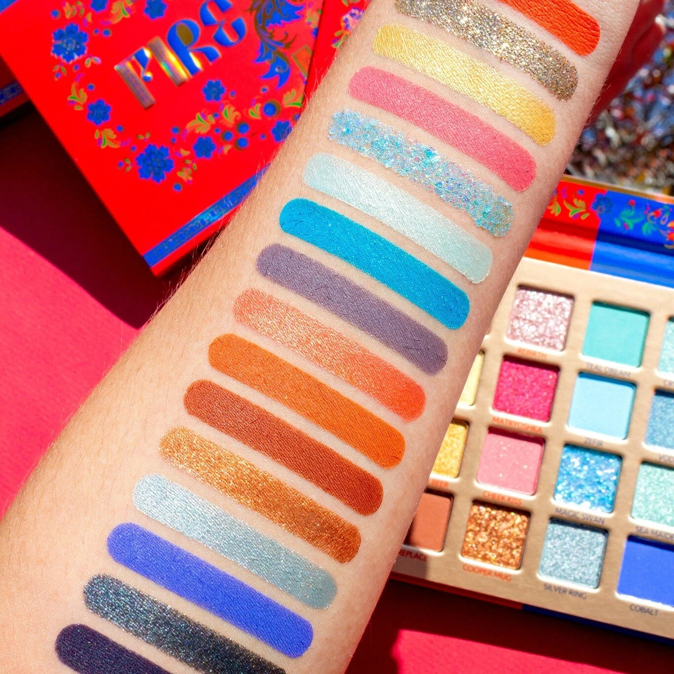 Amor Us Fire Bird 32 Shade Pressed Pigment Palette