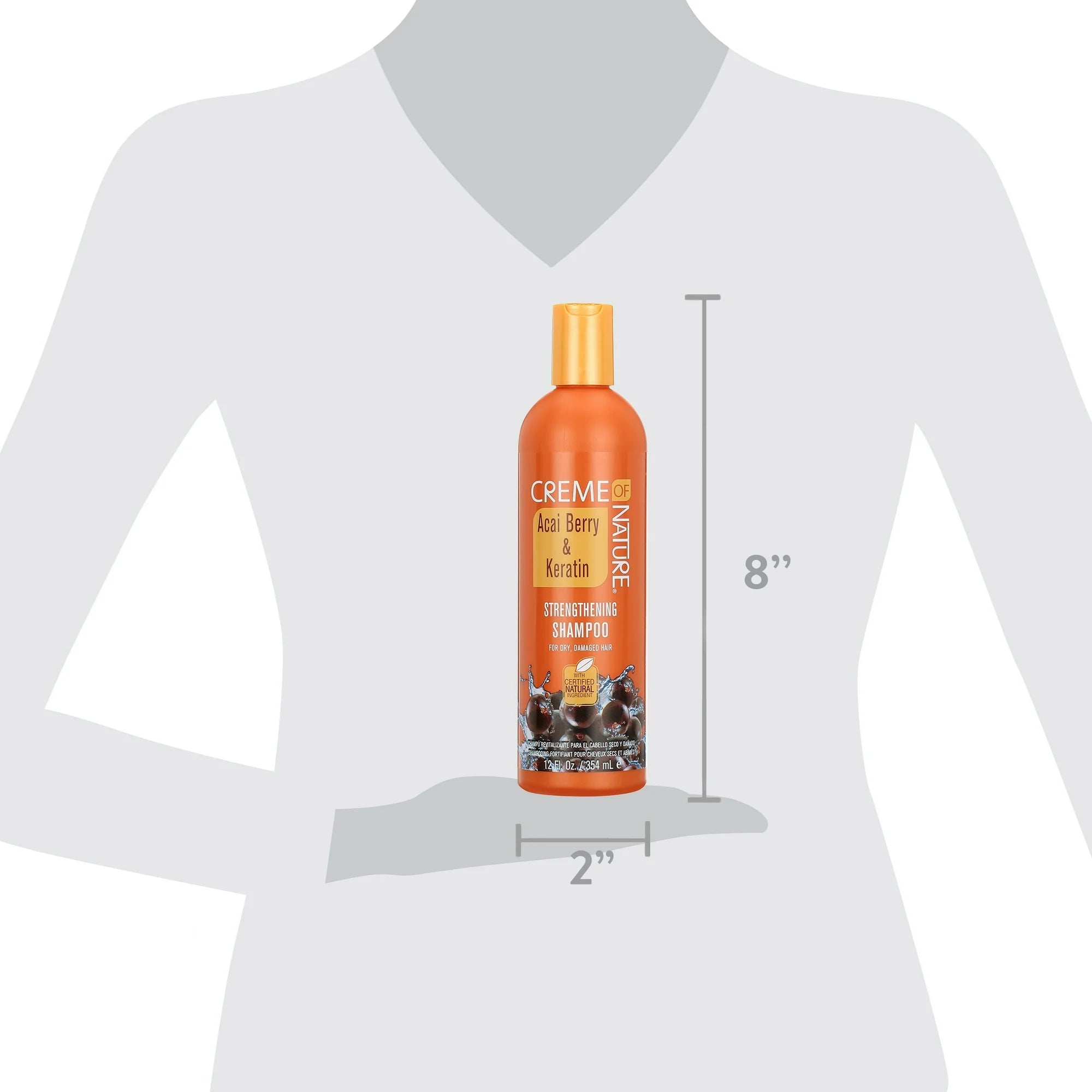 Creme Of Nature Acai Berry & Keratin Shampoo 12oz