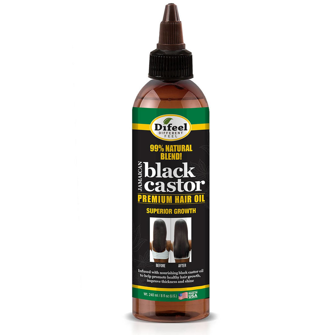 DIFEEL 99% NAT PREMIUM HAIR OIL BLACK CASTOR  8.1oz