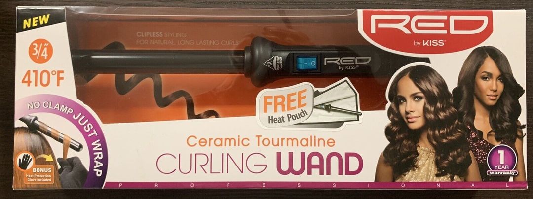 RED CURLING IRON 3/4" By KISS