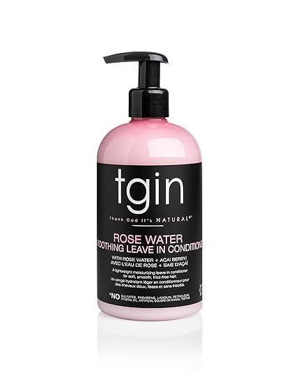 TGIN ROSE WATER SMOOTHING LEAVE IN CONDITIONER 13.0 OZ