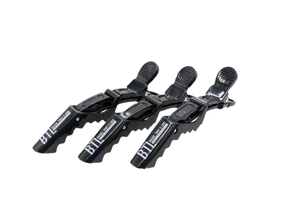 BTL CROCO HAIR CLIPS 3" 6pcs #ASSORTED