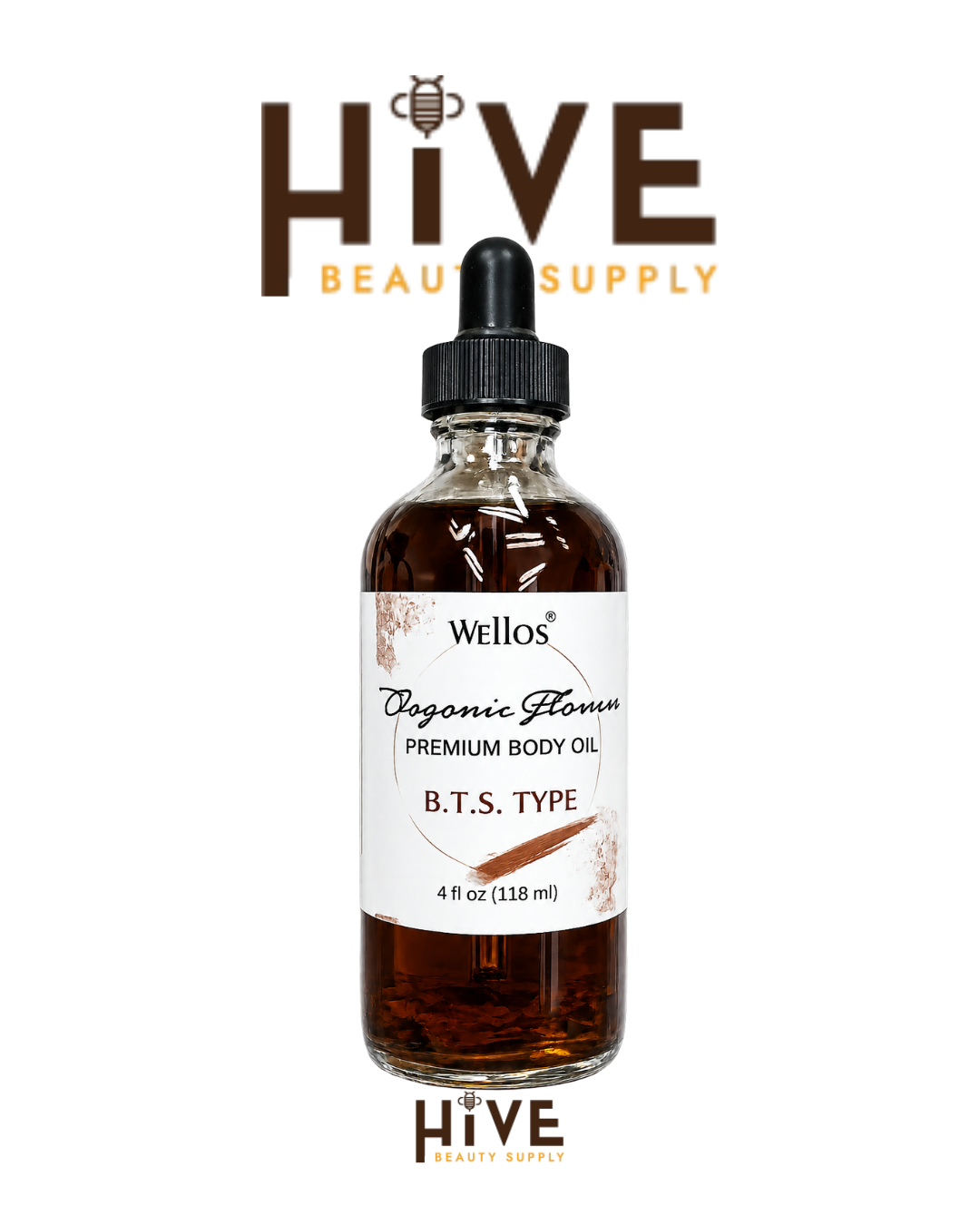 Wellos Organic Flower Body Oil 4oz (PC)
