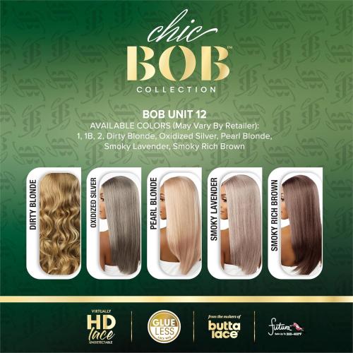 SENSATIONNEL BUTTA LACE WIG CHIC BOB UNIT 12 #1B