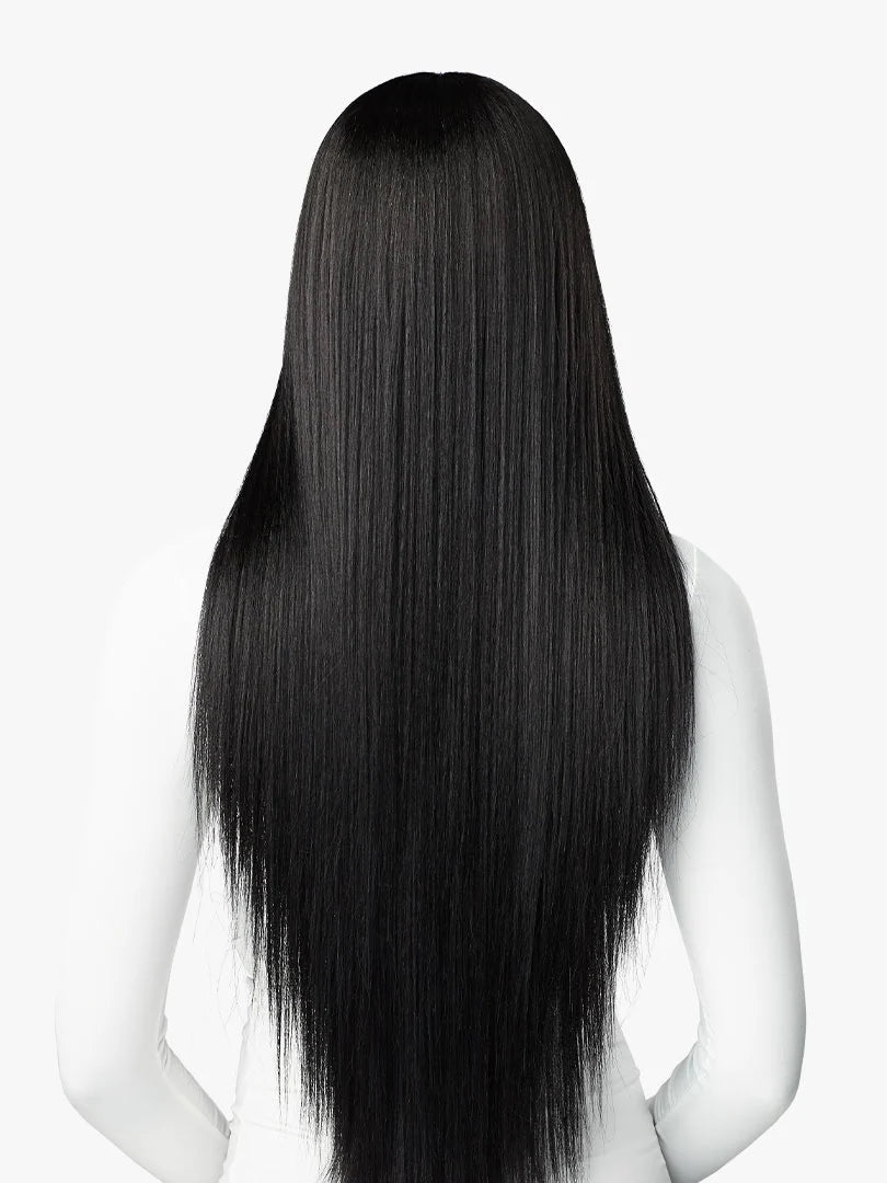 SENSATIONNEL BUTTA LACE WIG HUMAN HAIR MIX STRAIGHT 32" #1B