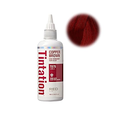 RED BY KISS TINTATION HAIR DYE 5oz #COPPER BROWN