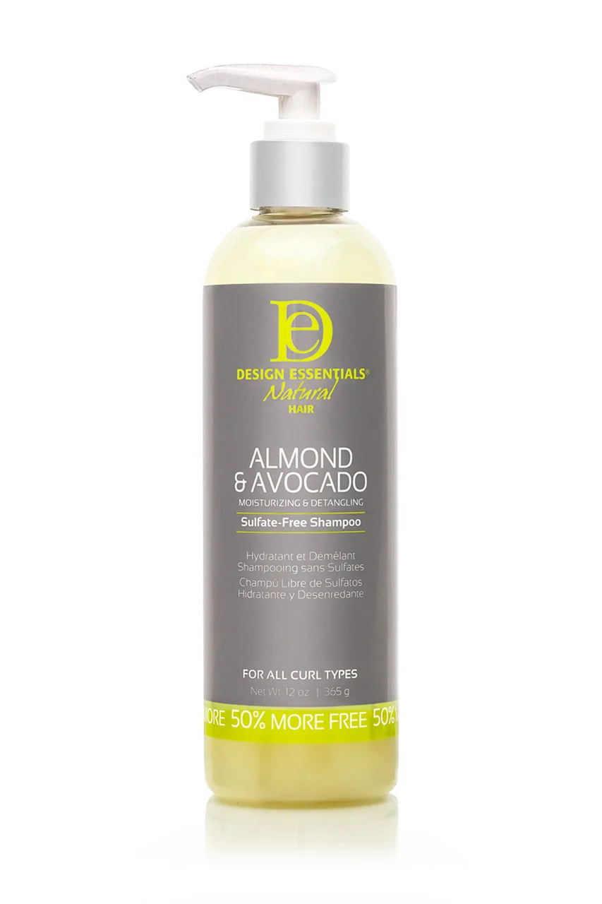 DESIGN ESSENTIALS ALMOND & AVOCADO SHAMPOO 6OZ
