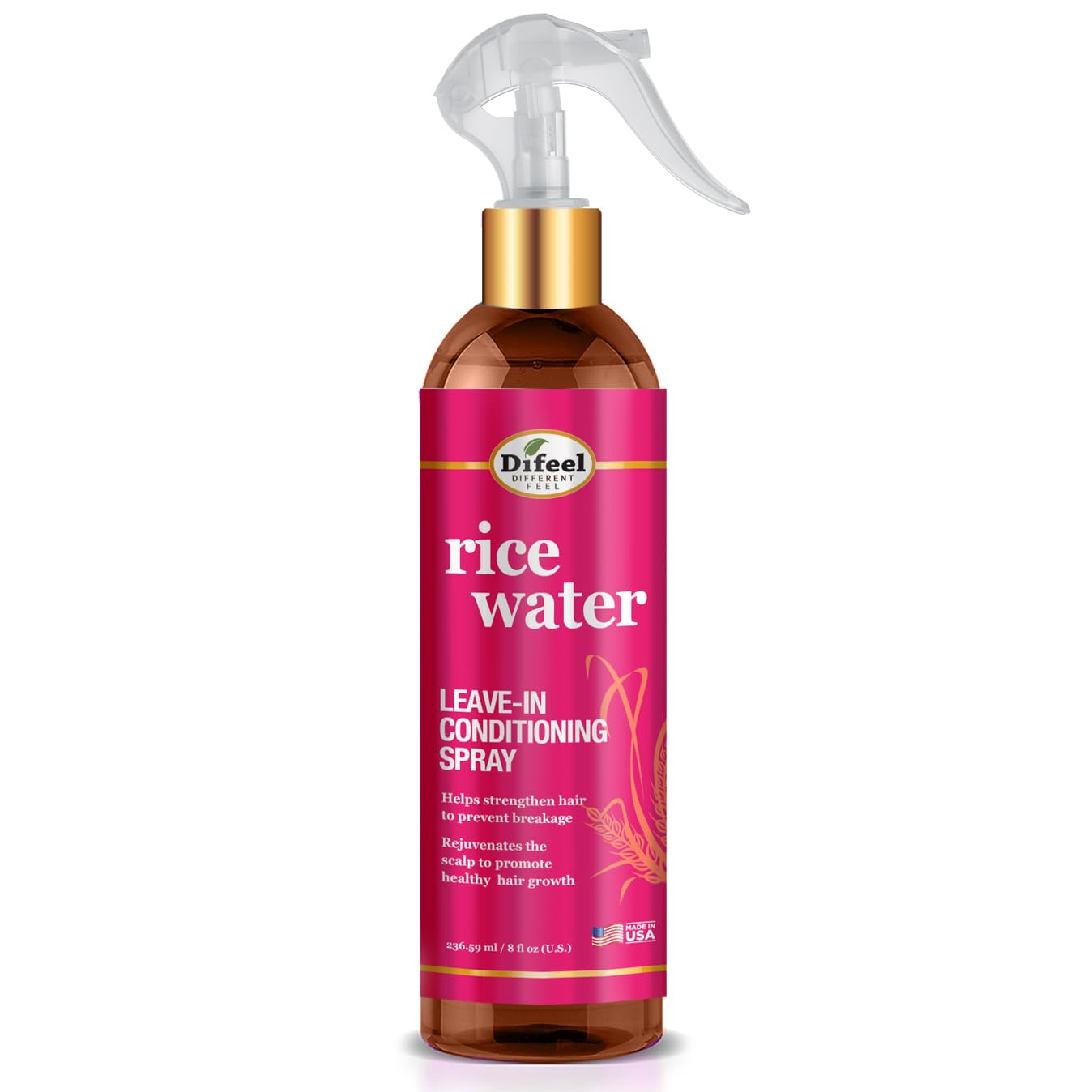 DIFEEL RICE WATER LEAVE-IN CONDITIONING SPRAY 8oz