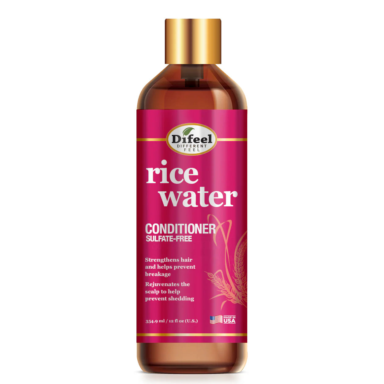 DIFEEL RICE WATER SULFATE-FREE CONDITIONER 12oz