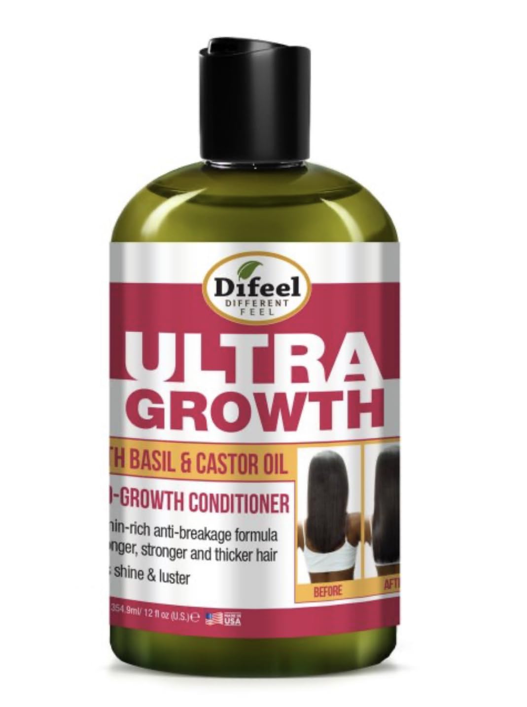 DIFEEL ULTRA GROWTH WITH BASIL & CASTOR CONDITIONER 12oz