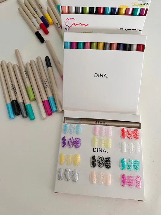 DINA INSTANT NAIL ART EXTENSIONS M/L