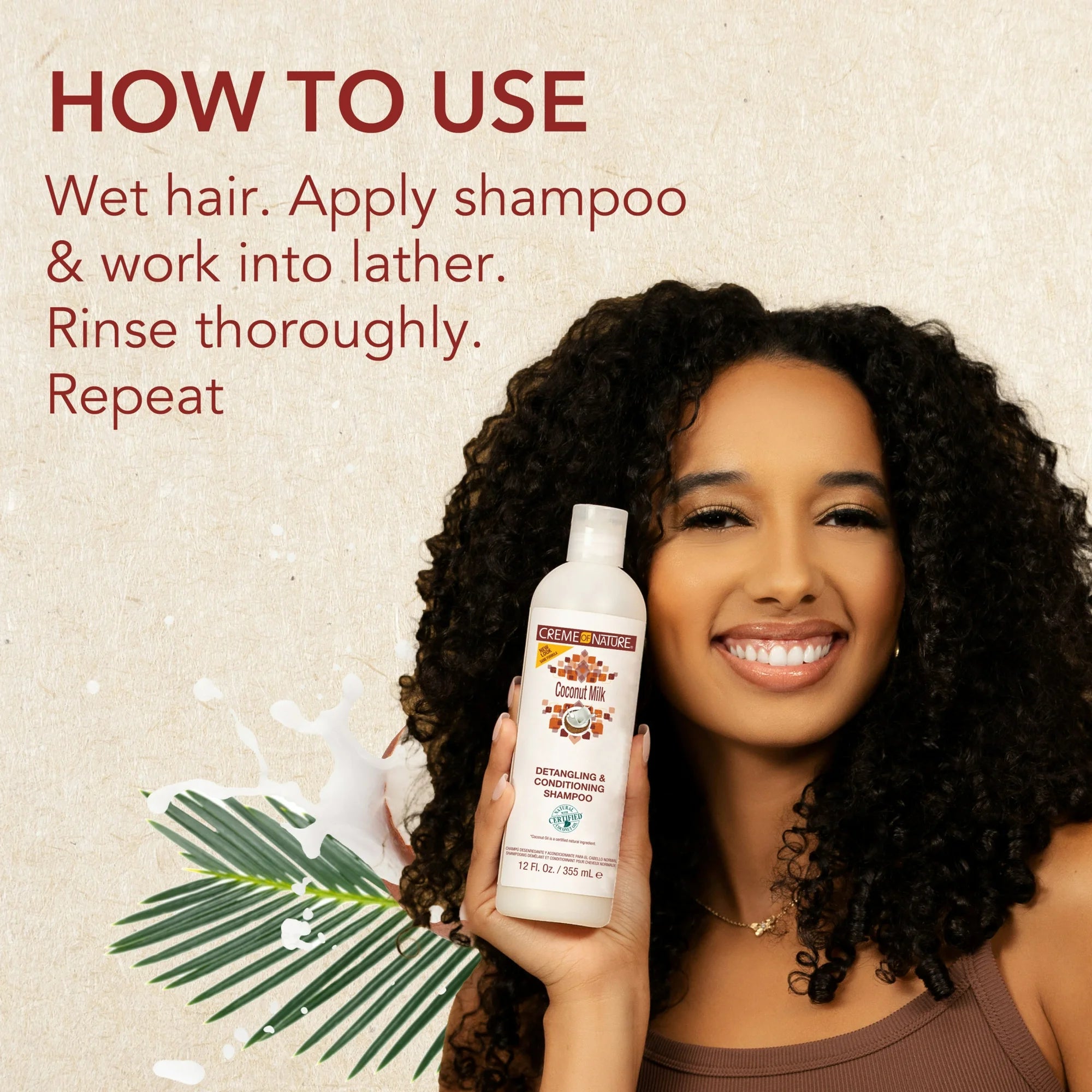 Creme of Nature Detangling & Conditioning shampoo with Coconut Milk 12oz