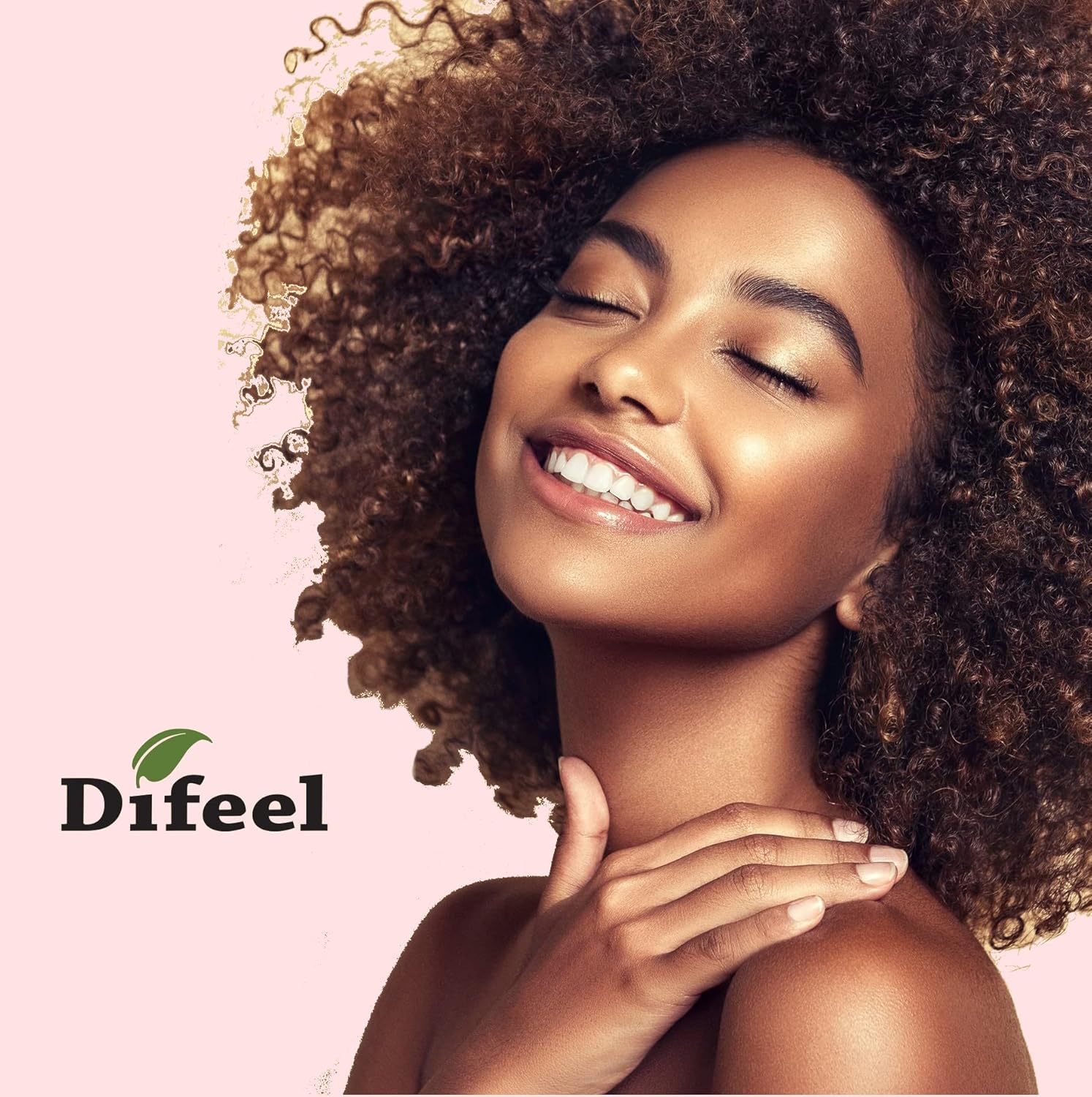 Difeel Itchy Scalp & Tension Relief Hair Oil with Tea Tree & Peppermint Oil 8oz