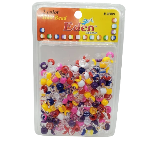 EDEN 2 COLOR HAIR BLEND BEADS #2BR9