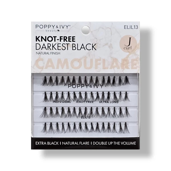 POPPY &IVY KNOT-FREE DARKEST BLACK J CURL #ELIL13