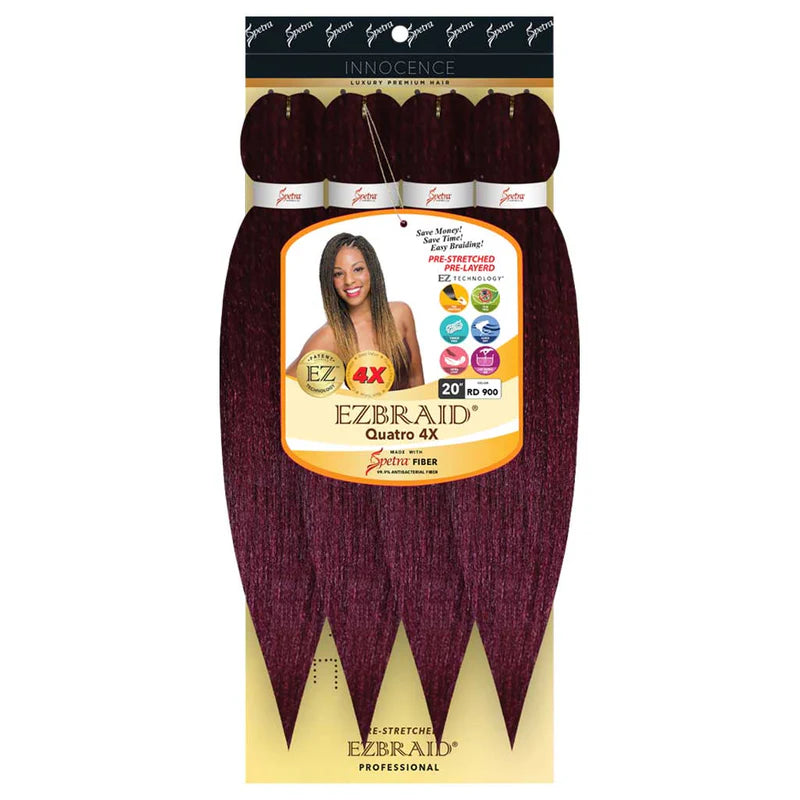 EZBRAID QUATRO PRE-STRETCHED 4X  #1B