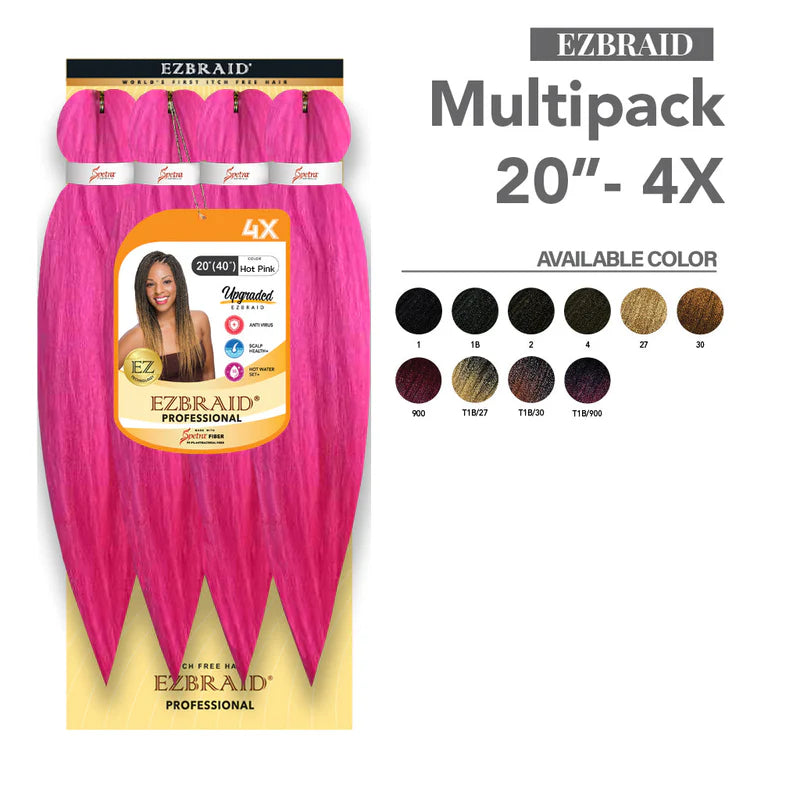 EZBRAID QUATRO PRE-STRETCHED 4X  #1B