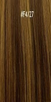 ZURY LUREX CLIP-ON 9PCS 100% REMY HUMAN HAIR STRAIGHT 22" #F4/27