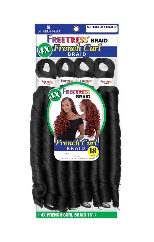 FREETRESS BRAID 4X FRENCH CURL BRAID 18" #4