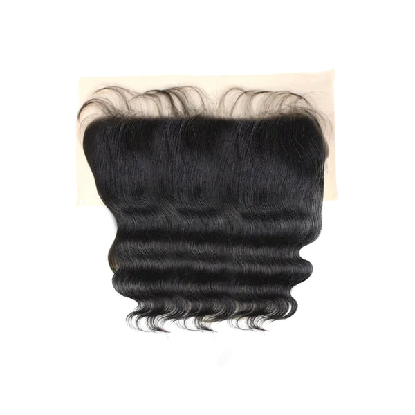 EVE HAIR HD SWISS FRONTAL LACE CLOSURE 13" X5" BODY WAVE #Natural