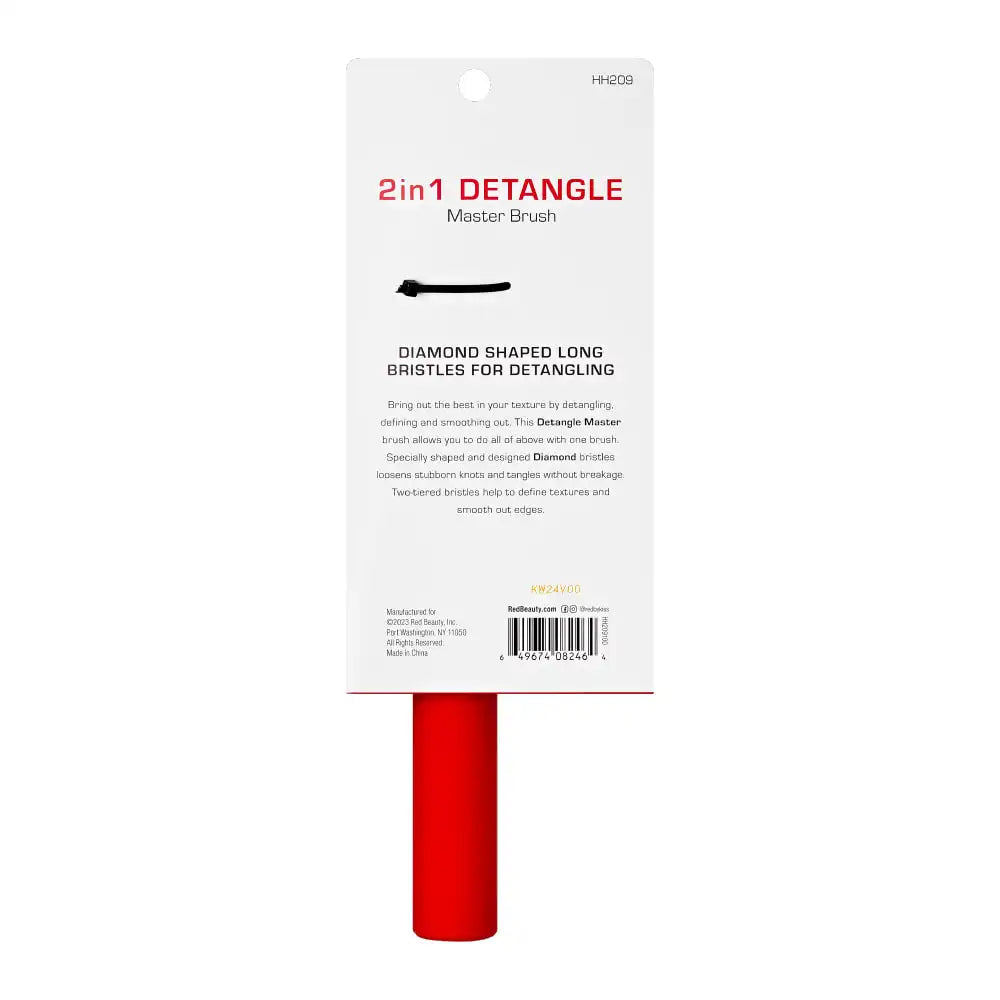 RED BY KISS 2-IN-1 DETANGLE MASTER BRUSH
