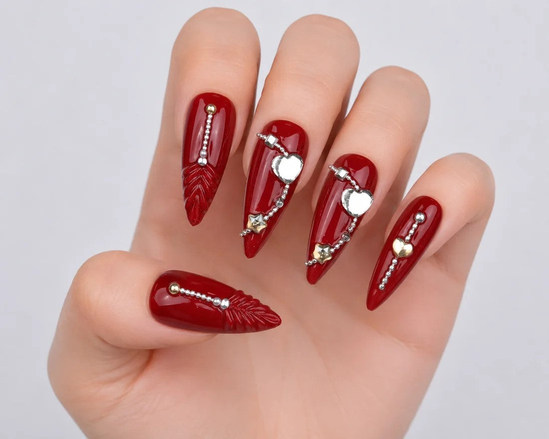 NAPN08 - Ruby Luxe Heart