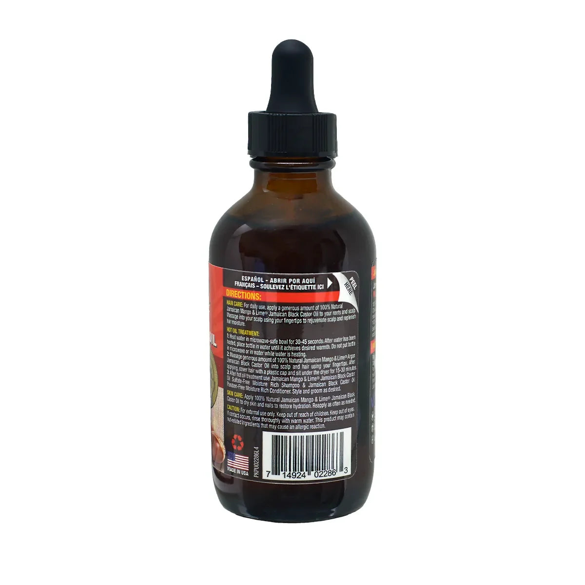 JAMAICAN MANGO & LIME BLACK CASTOR OIL +ARGAN OIL