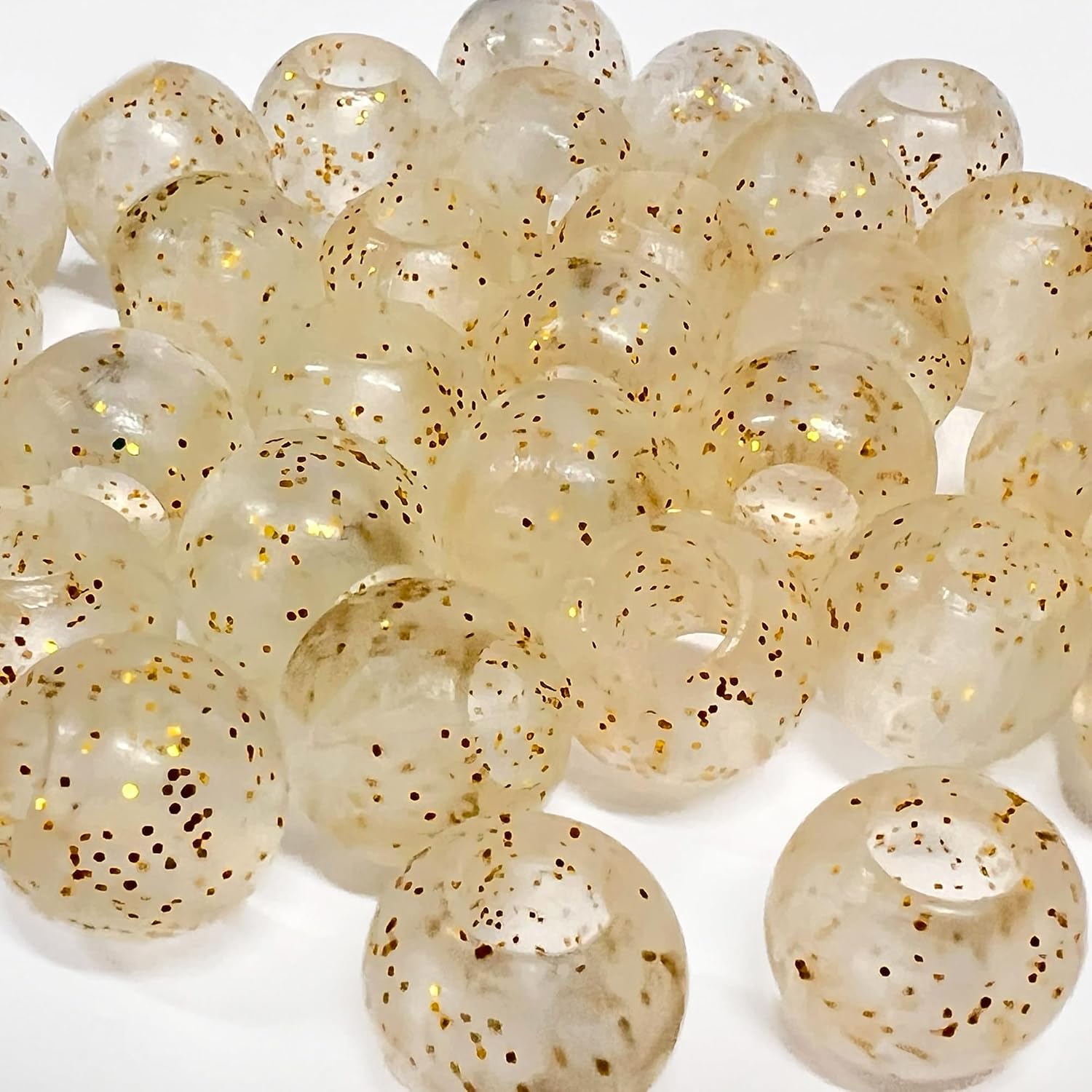 DONNA KIDS JELLYISH HAIR BEADS 14mm #CLEAR