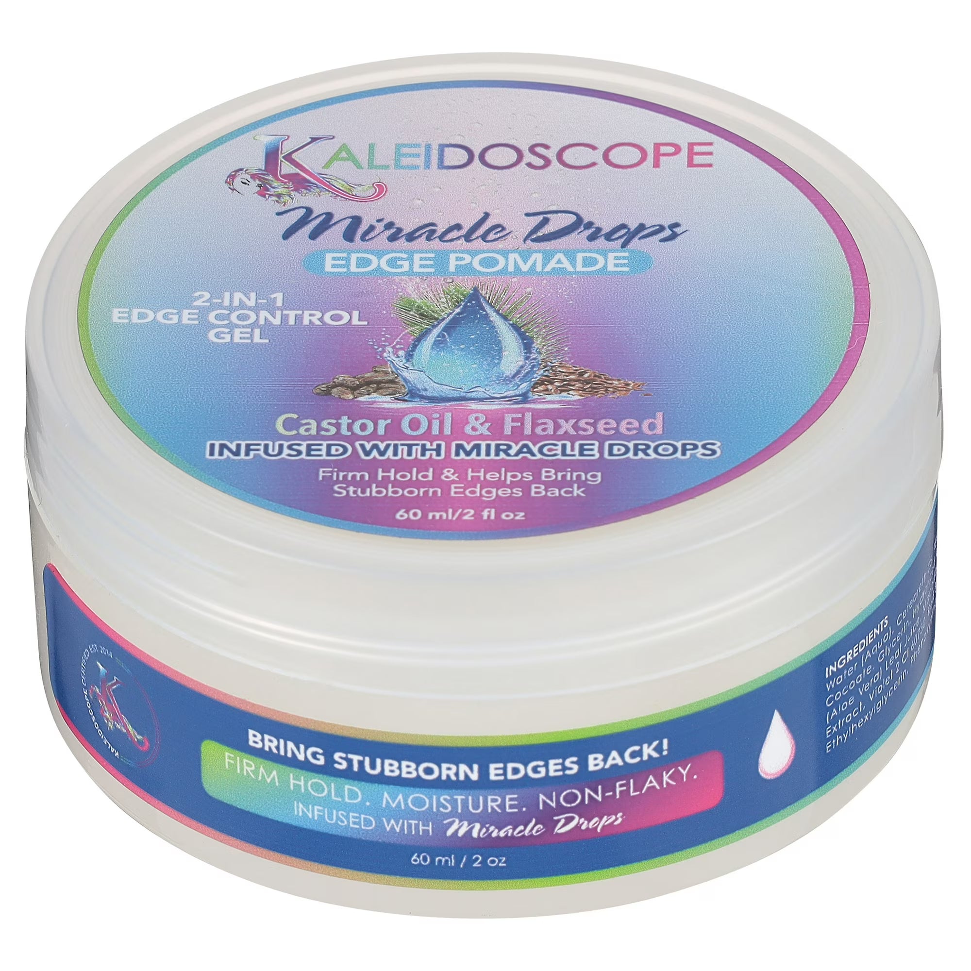 Kaleidoscope Miracle Drops Edge Pomade 2oz