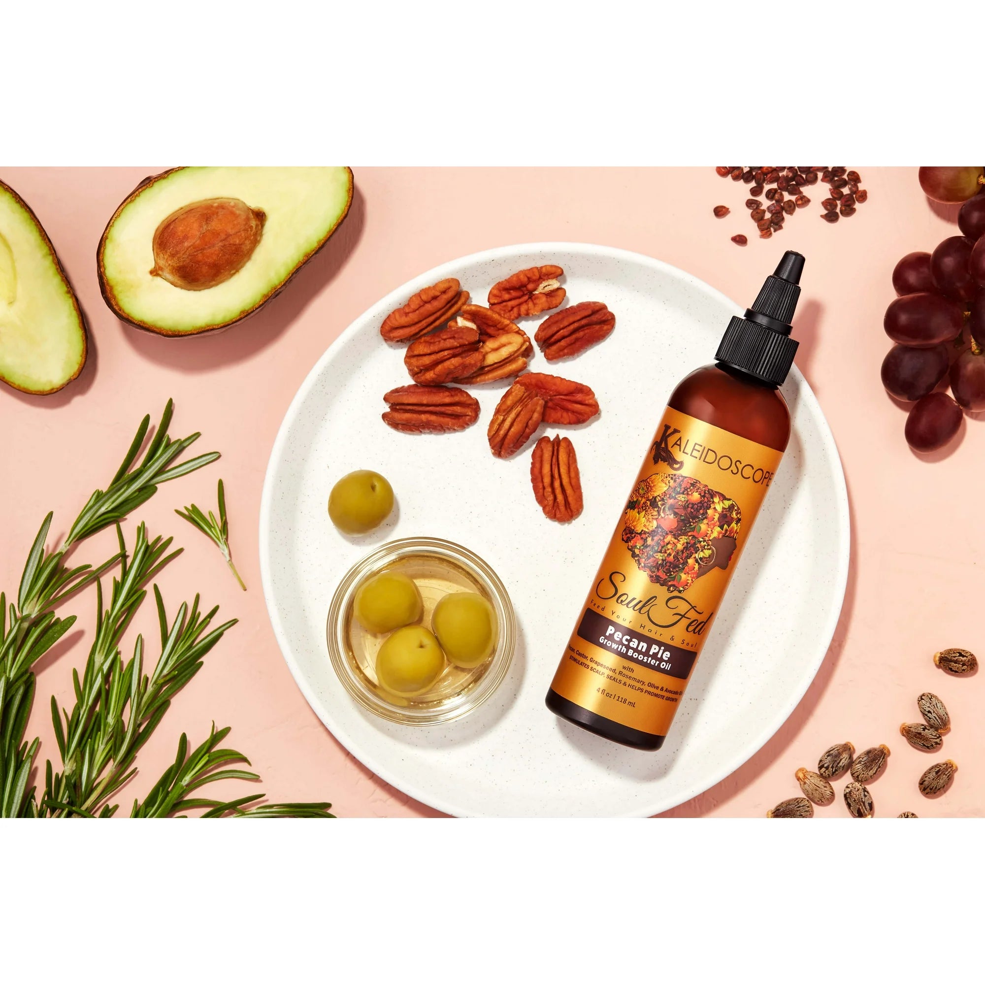 Kaleidoscope SoulFed Pecan Pie Growth Booster Oil 4oz