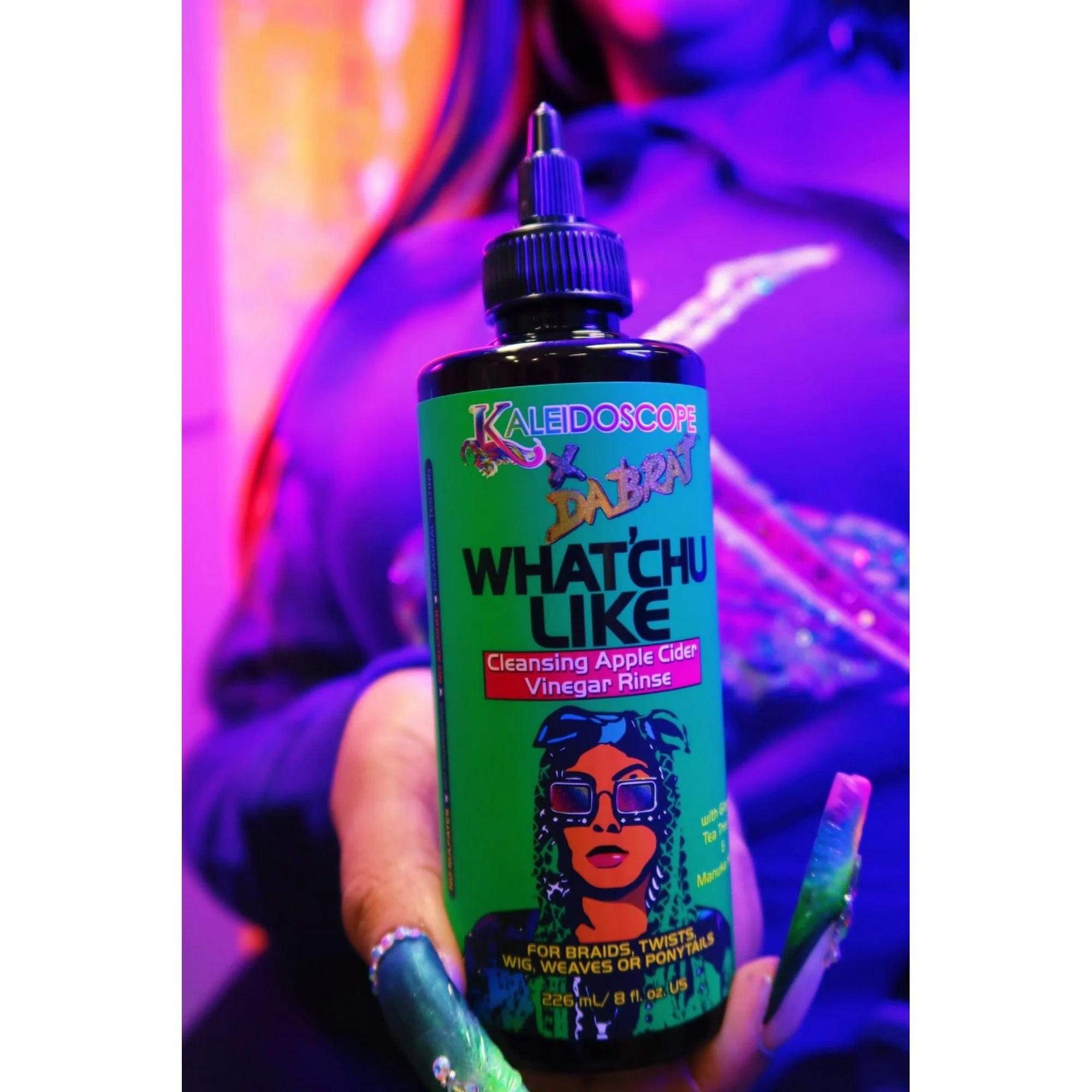 Kaleidoscope  "What'Chu Like" Cleansing Apple Cider Vinegar Rinse 8oz