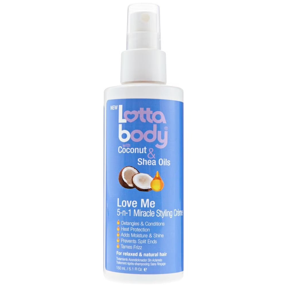 LOTTA BODY W/COCONUT &SHEA OILS LOVE ME 5-N-1 LEAVE IN- TREATMENT