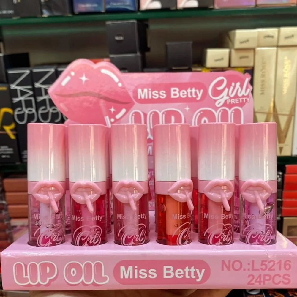 MISS BETTY SILKY GLOSSY LIP OIL LIP GLOSS #PEACH