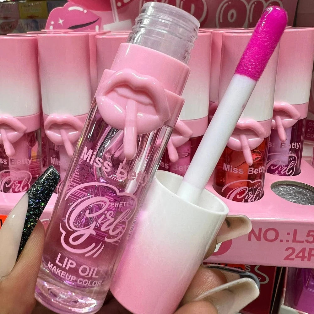 MISS BETTY SILKY GLOSSY LIP OIL LIP GLOSS #PEACH