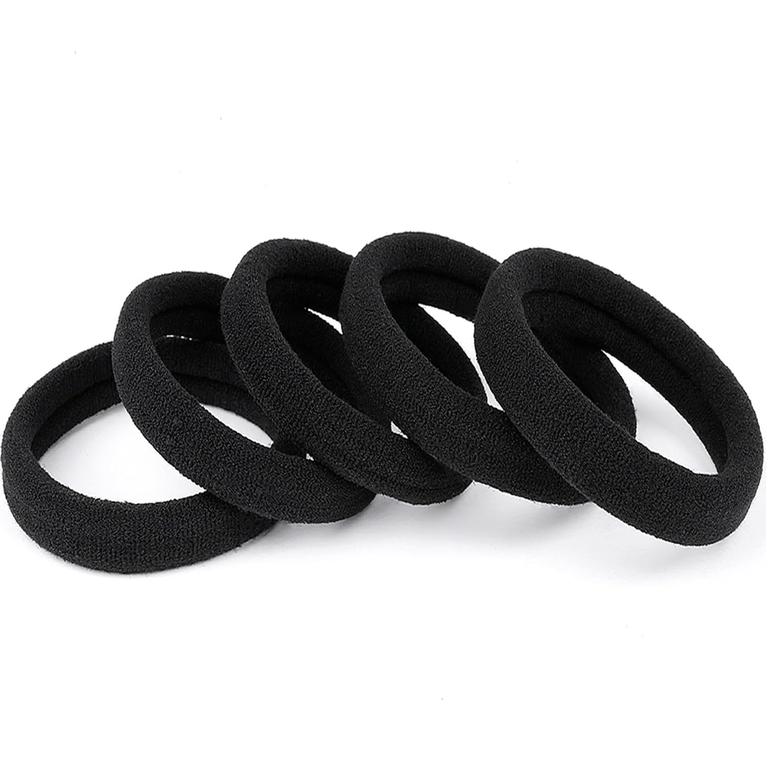 NICOLE BLACK PONYTAIL HOLDER